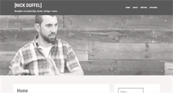 Desktop Screenshot of nickduffel.com